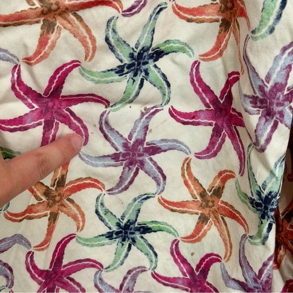 Scotch & Soda Gia Starfish Print Colorful Trouser Pull On Pants Size XL - Picture 11 of 13